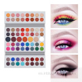 71 colores paleta de sombras de ojos de maquillaje de maquillaje de alto pigmento personalizado